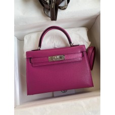 Hermes mini kelly 2  goat leather 19cm 2024 New