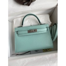 Hermes mini kelly 2  goat leather 19cm 2024 New