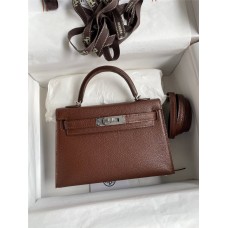 Hermes mini kelly 2  goat leather 19cm 2024 New