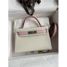 Hermes mini kelly 2  goat leather 19cm 2024 New