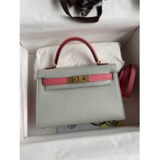 Hermes mini kelly 2  goat leather 19cm 2024 New