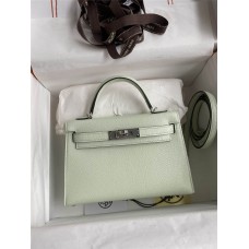 Hermes mini kelly 2  goat leather 19cm 2024 New