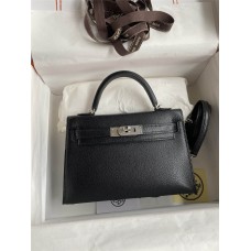 Hermes mini kelly 2  goat leather 19cm 2024 New