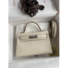 Hermes mini kelly 2  goat leather 19cm 2024 New