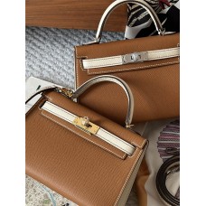 Hermes  Mini Kelly 2 19cm  epsom 2024 New