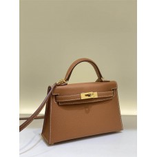 Hermes  Mini Kelly 2 19cm  epsom 2024 New