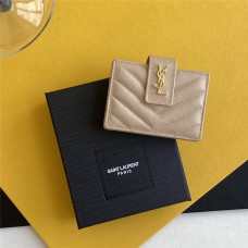 YSL SAINT LAURENT wallet 607907 size:  10*6.5*2cm 2025 New