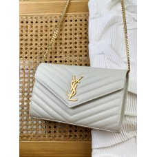 YSL SAINT LAURENT WOC 377828 size: 22.5x14x4cm 2025 New