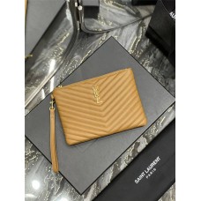 YSL SAINT LAURENT pouch 379039 size: 24×17.5×1.5cm 2025 New