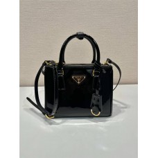 Prada mini Galleria Saffiano  1BA906 patent leather   Galleria 20xHight 15xbottom9.5cm 2025 New