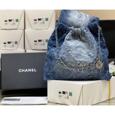 Chanel CHANEL 22 MEDIUM HANDBAG DENIM AS3261 Size: 39*42*8cm 2025 New