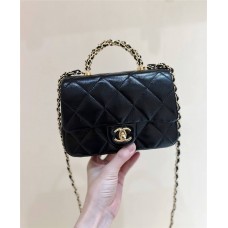 Chanel 24B Mini Flap Bag with Top Handle AS5032  Size: 14*19*8.5cm 2025 New