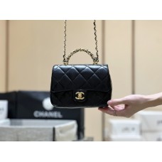 Chanel 24B Mini Flap Bag with Top Handle AS5032  Size: 14*19*8.5cm 2025 New