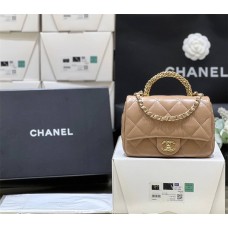 Chanel 24B Mini Flap Bag with Top Handle AS5032  Size: 14*19*8.5cm 2025 New