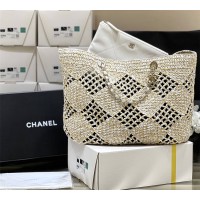 Chanel Large Tote Raffia  AS4576 Size : 52*37cm 2025 New