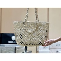 Chanel Large Tote Raffia  AS4576 Size : 52*37cm 2025 New