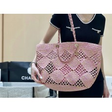 Chanel Large Tote Raffia  AS4576 Size : 52*37cm 2025 New