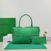 BV  SLIP Tote Large 36 Lambskin Green 36x24x12cm​1​ Full Leather