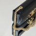 Celine Triomphe Gold Clasp Black Full Leather Chain Underarm Bag Hardware Model: 197993 Size: 20.5x10.5x4cm