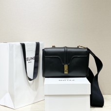 Celine Teen Soft 16 Black Model: 196853 Size: 23x15x9cm