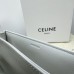 Celine Triomphe Canvas Teen Box Medium 22.5 White Full Leather Size: 22.5x16.5x5cm