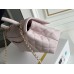 Chanel Coco Handle, small size 24cm flap bag, pink, with stitched edges, champagne gold hardware, caviar leather, Hass Factory leather, 24x14x10cm