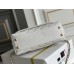 Chanel 23P Coco Handle, small size 24cm flap bag, white, gold-tone hardware, caviar leather, Hass Factory leather, 24x14x10cm