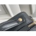 Chanel Classic Vanity Case Small 17 in Black, Gold Hardware, Caviar Leather, Hass Factory Leather, Dimensions: 14x17x8cm.