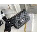 Chanel Classic Flap Bag in 2.55 Diamond Pattern So Black, Small 20, All Black, Lambskin Leather, Padded Leather, Hass Factory Leather, Dimensions: 20x16x6cm.