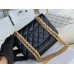 Chanel Classic Flap Bag in 2.55 Diamond Pattern So Black, Small 20, Black, Gold Hardware, Lambskin Leather, Padded Leather, Hass Factory Leather, Dimensions: 20x16x6cm.