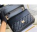 Chanel Classic Flap Bag in 2.55 Diamond Pattern So Black, Large 28, Black, Gold Hardware, Lambskin Leather, Padded Leather, Hass Factory Leather, Dimensions: 28x20x8cm.