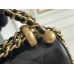 Chanel Classic Flap Bag with Double Gold Ball, Small 22cm, Black, Gold Hardware, Lambskin Leather, Hass Factory Leather, Dimensions: 15x22x8cm.