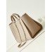 Chanel Beach Bag in Camel Color with White Letters, 38cm.