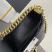 Chanel Le Boy Bag 67086, Medium 25, Calfskin Leather, Vertical Quilted, Black with Gold Hardware, 25cm.