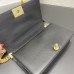 Chanel Le Boy Bag 67086, Medium 25, Calfskin Leather, Vertical Quilted, Black with Gold Hardware, 25cm.