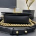 Chanel Le Boy Bag, Small 20, Caviar Leather, Black with Gold Hardware, 20cm.