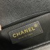 Chanel Le Boy Bag, Small 20, Caviar Leather, Black with Gold Hardware, 20cm.