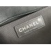 Chanel Le Boy Bag, So Black, All Black, Medium 25, Caviar Leather, Hass Factory Leather, 25cm.