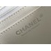 Chanel Classic Flap bag Mini 17 White Silver Hardware Lambskin Hass Factory leather 14x17x8cm