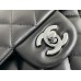 Chanel Classic Flap bag Small 23 Black Silver Hardware Lambskin Hass Factory leather 15x23x6cm