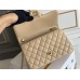 Chanel Classic Flap bag Small 23 Apricot Gold Hardware Camellia Clasp Lambskin Hass Factory leather 15x23x6cm