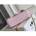 Chanel Classic Flap bag Mini 20 Pink Gold Hardware Camellia Clasp Lambskin Hass Factory leather 13x20x6cm