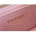 Chanel Classic Flap bag Mini 20 Pink Gold Hardware Camellia Clasp Lambskin Hass Factory leather 13x20x6cm