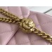 Chanel Classic Flap bag Small 23 Pink Gold Hardware Camellia Clasp Lambskin Hass Factory leather 15x23x6cm