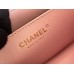 Chanel Classic Flap bag Small 23 Pink Gold Hardware Camellia Clasp Lambskin Hass Factory leather 15x23x6cm