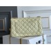 Chanel Classic Flap bag Small 23 Light Yellow Gold Hardware Camellia Clasp Lambskin Hass Factory leather 15x23x6cm