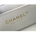 Chanel Classic Flap bag Mini 17 White Gold Hardware Camellia Clasp Lambskin Hass Factory leather 14x17x8cm