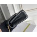 Chanel Classic Flap bag Small 23 Black Gold Hardware Camellia Clasp Lambskin Hass Factory leather 15x23x6cm