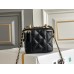 Chanel Small Gold Small Ball Double Chain Makeup Bag Vanity Box Black Gold Hardware Lambskin Hass Factory leather 9x11x7cm