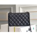 Chanel 22B Trendy CC WOC 19 So Black Lambskin Hass Factory leather 19cm